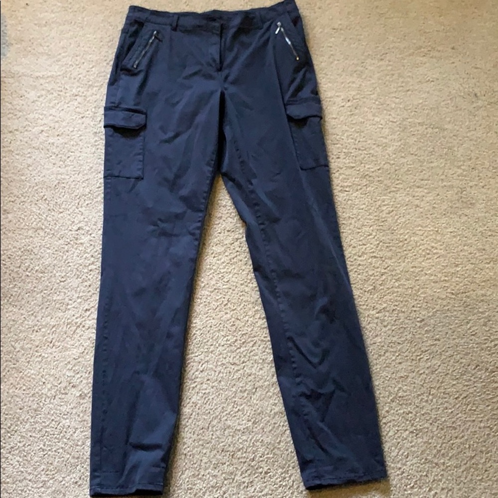 Long Utility/Cargo Pants Navy Blue